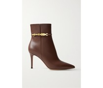 Vitello Glove 85 Ankle Boots aus Leder