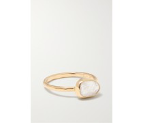 Ring aus Recyceltem 14 Karat  mit Mondstein