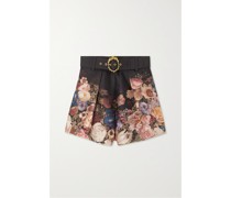 Luminosity Shorts aus Twill aus einer Seiden-baumwollmischung