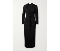 Midikleid aus Stretch-jersey