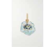 Tropical Flower Anhänger aus 18 Karat Gold
