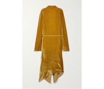 Agento Midi-wickelkleid aus Samt