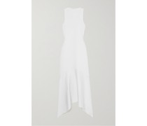Olina Asymmetrisches Midikleid aus Stretch-crêpe