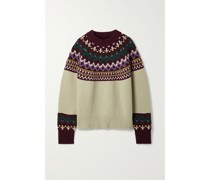 Pullover aus Wolle mit Fair-isle-muster