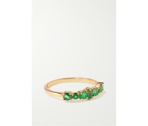 Rivulet Ring aus 18 Karat  mit Smaragden