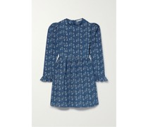 + Laura Ashley Minikleid aus Baumwollpopeline