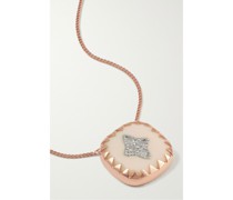 Pierrot N°2 Kette aus 9 Karat Rosé- und Weißgold