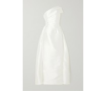 Alba Asymmetrische Robe aus Twill