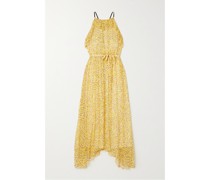 Midikleid aus Seidenchiffon