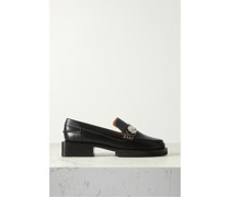 Loafers aus Leder mit Verzierung