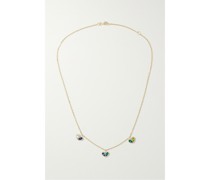 Triple Sweetheart Kette aus 18 Karat Gold