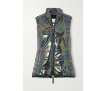 New Minou Gepolsterte Weste aus Changierendem Shell