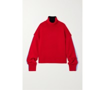 Wolfgang Rollkragenpullover aus einer Wollmischung in Colour-block-optik