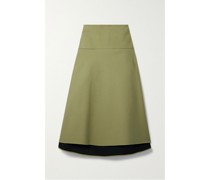 Midirock aus Baumwoll-twill