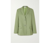 Oversized-blazer aus Grain De Poudre aus Wolle