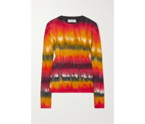 Miller Pullover aus Kaschmir mit Batikmuster