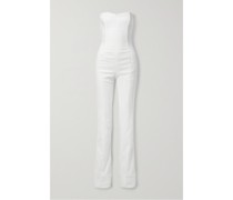 + Net Sustain Showstopper Trägerloser Jumpsuit aus Stretch-crêpe