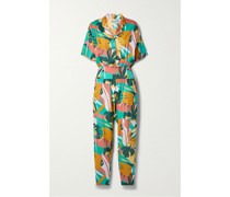 Scottie Jumpsuit aus Bedrucktem Voile