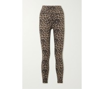 Let's Go Stretch-leggings mit Leopardenprint