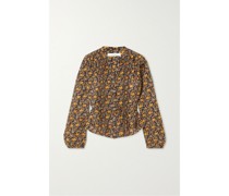 Layne Bluse aus einer Baumwollmischung