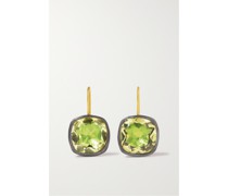 Luzia in Rhodium Getauchte Ohrringe aus 14 Karat Gold