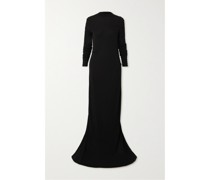 Maxikleid aus Crêpe