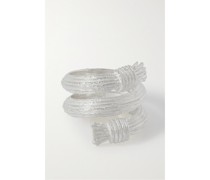 + Net Sustain Wrapping Willow Ring aus Recyceltem Sterling