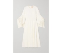 Ayres Midikleid aus Crêpe