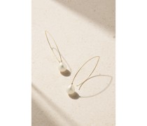Medium Ohrringe aus 14 Karat  mit Perlen