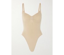 Seamless Sculpt Strapless Thong Bodysuit – Clay – String-body