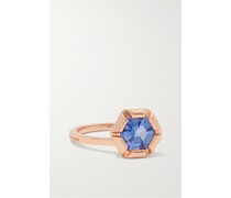 Ring aus 18 Karat Rosé mit Tansanit