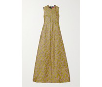 Cleopatra Maxikleid aus Besticktem Jacquard