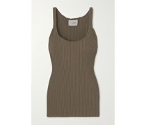 Tanktop aus einer Ecovero™-mischung in Rippstrick