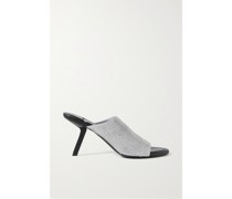 Mules aus Geripptem Stretch-jersey