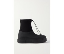 Lenox Stiefel aus Veloursleder Und Gummi