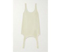 Asymmetrisches Kleid aus Crêpe De Chine