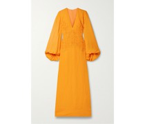 Katana Robe aus Webstoff mit Applikation