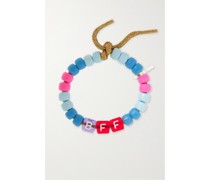 Bff Armband aus Lurex® mit Zierperlen