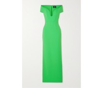 Marlowe Schulterfreie Robe aus Crêpe