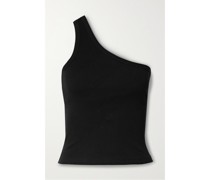 Ingeborg Asymmetrisches Tanktop aus Geripptem Pima-baumwoll-jersey