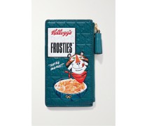 Frosties Portemonnaie aus Geprägtem Leder