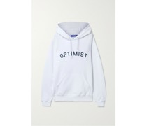 Hoodie aus Baumwoll-jersey mit Print