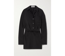 The Tutto Mini-hemdblusenkleid aus Baumwollpopeline