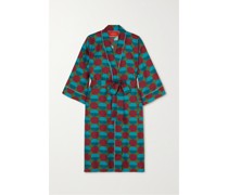 Sommermantel aus Bedrucktem Seiden-twill