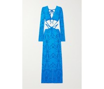 Midikleid aus Stretch-material