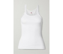 Tanktop aus Gerippter Baumwolle