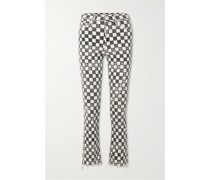 The Insider Ankle Fray Hoch Sitzende Schlagjeans