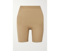 Seamless Sculpt Mid Thigh Shorts – Ochre – Shorts- Ochre