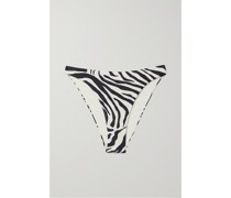 Beta Bikini-höschen mit Zebraprint