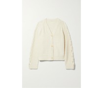 Verzierter Cardigan aus einer Leinenmischung